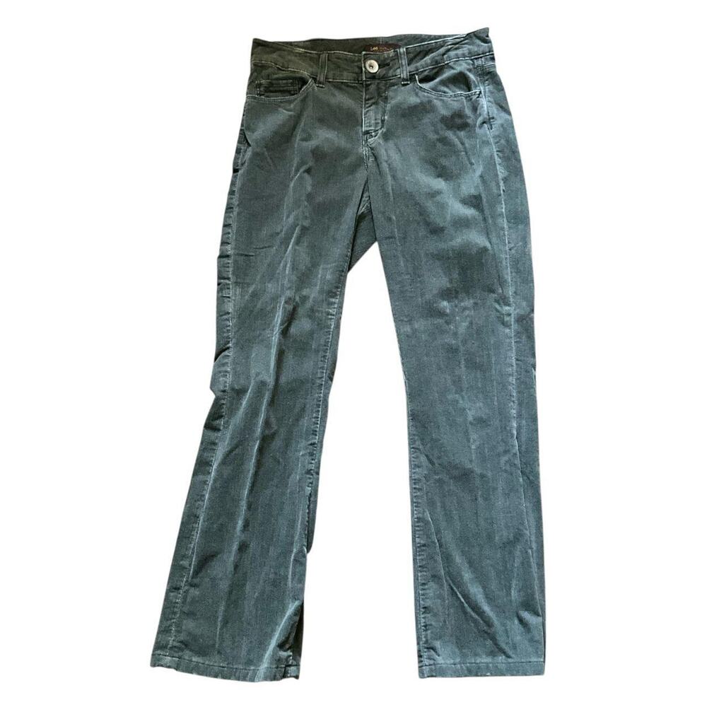 Lee One True Fit Cool Green Corduroy Pants: Y2K, Modern